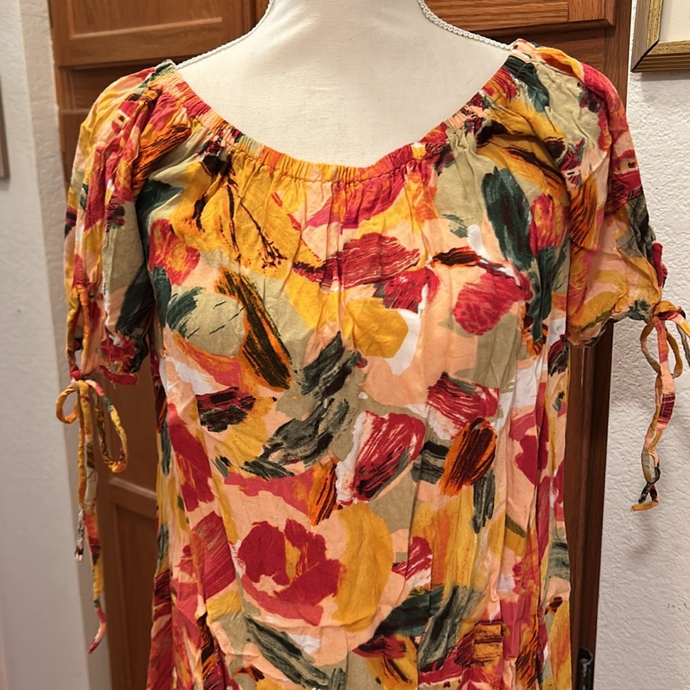 Cassee’s Floral Women’s Dress Small NWOT Bohemian Floral - Picture 8 of 14